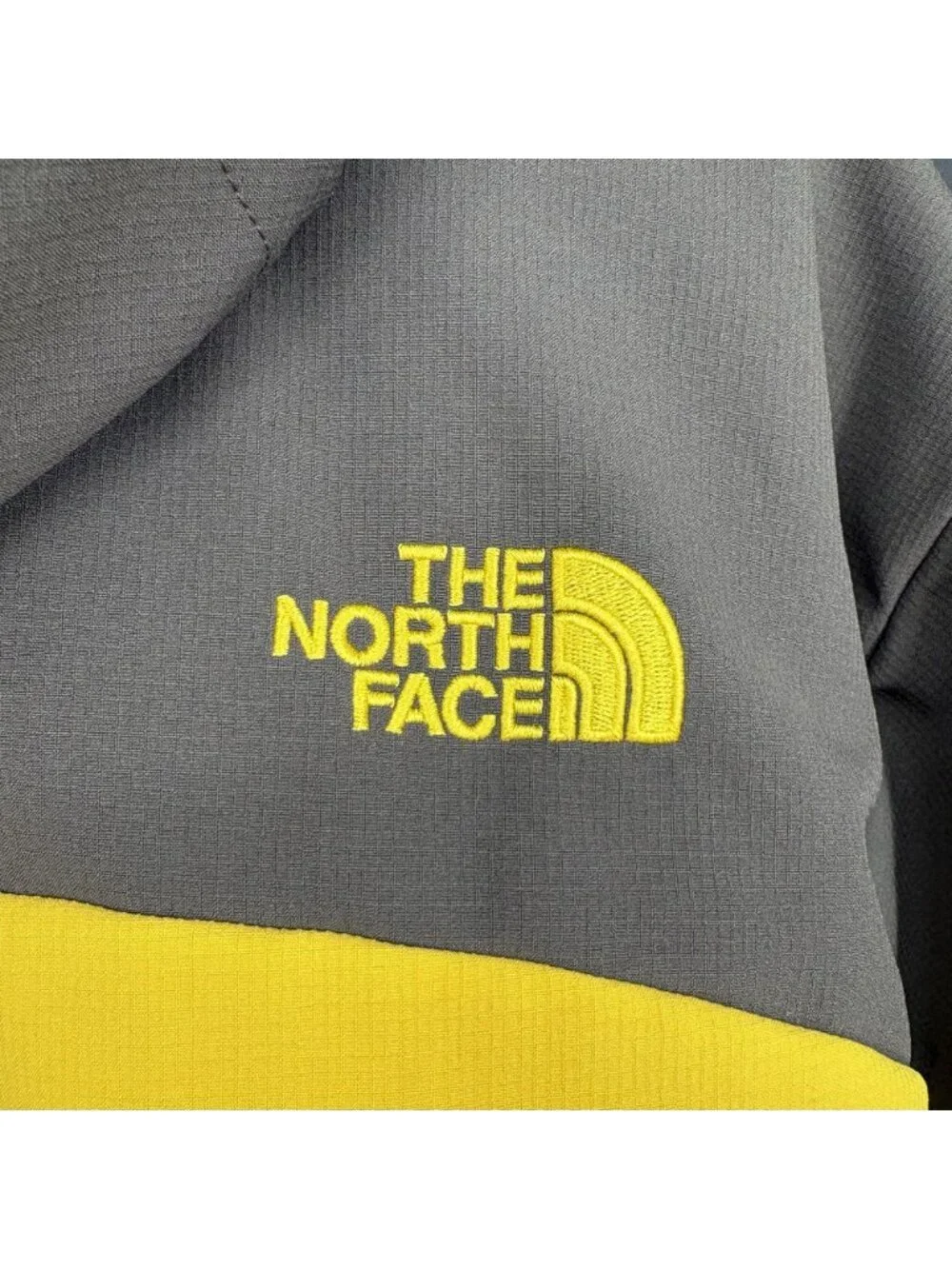 The North Face Men's Apex Elevation Jacket XL Yellow Gray Ski Primaloft Hooded